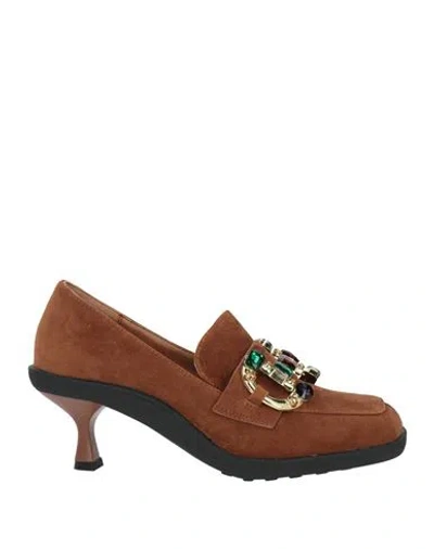 Manufacture D'essai Woman Pumps Brown Size 6 Leather