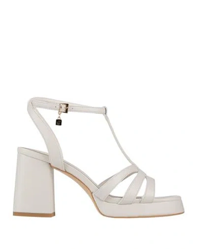 Manufacture D'essai Woman Sandals Off White Size 11 Synthetic Material