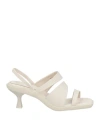 Manufacture D'essai Woman Sandals Off White Size 8 Calfskin In Off White