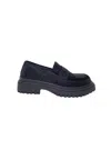 Manufacture D'essai Women's Shoes  Moccasin Woman Black Suede With Strass In Black