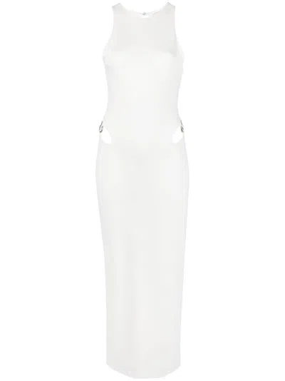 Manurí Cut-out Maxi Dress In Weiss