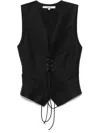 Manurí Poppy Vest In Black