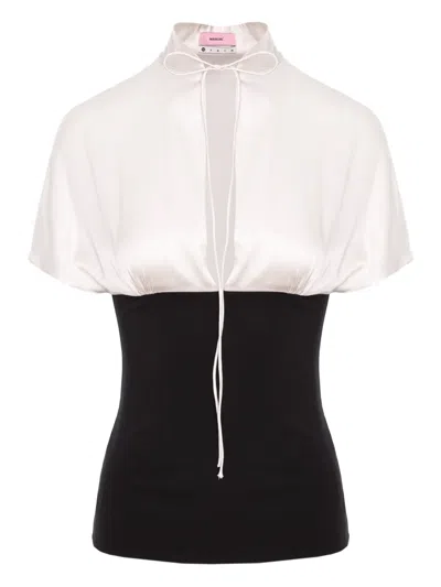 Manurí Daisy Short-sleeve Top In Black