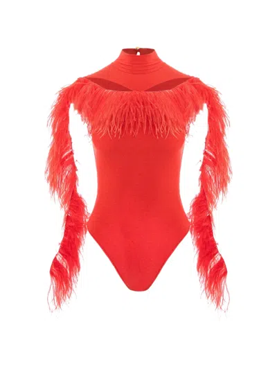 Manurí Dolly Bodysuit In Orange