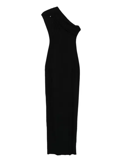Manurí Iman Cut-out Details Maxi Dress In Black
