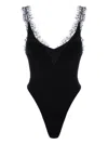 Manurí Isabelle Lace Bodysuit In Black