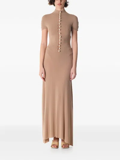 Manurí Mia Maxi Dress In Nude
