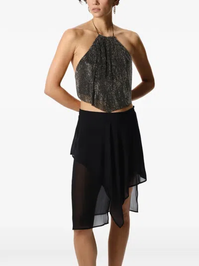 Manurí Paper Rock Top In Black