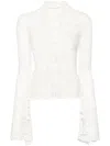 Manurí Sally Spitzenbluse In Weiss