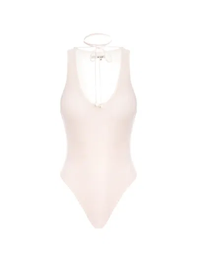 Manurí V-neck Bodysuit In Pink