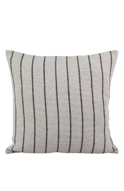 Manushi Cotton Striped Pillow In Sand