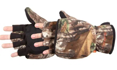 Manzella Men's  Bow Hunter Convertible Water Resistant Hunting Gloves In Multi