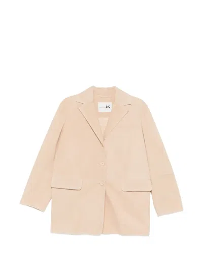 Manzoni 24 Button-fastening Jacket In Neutral