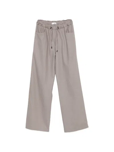 Manzoni 24 Drawstring Wide-leg Trousers In Multi