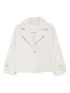 Manzoni 24 Lamb-shearling Jacket In White