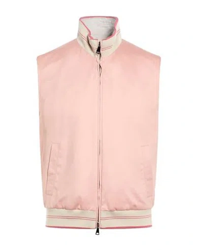 Manzoni 24 Man Vest Beige Size 46 Wool, Polyamide In Nude