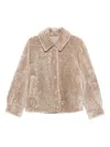 Manzoni 24 Shearling Jacket In Neutral