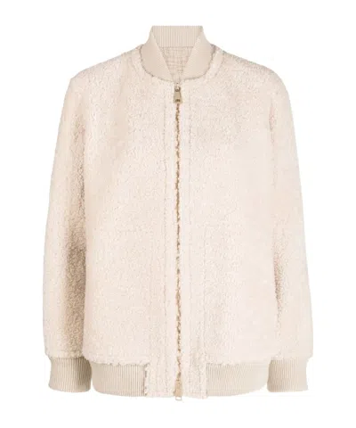 MANZONI 24 SHEARLING ZIP-UP JACKET