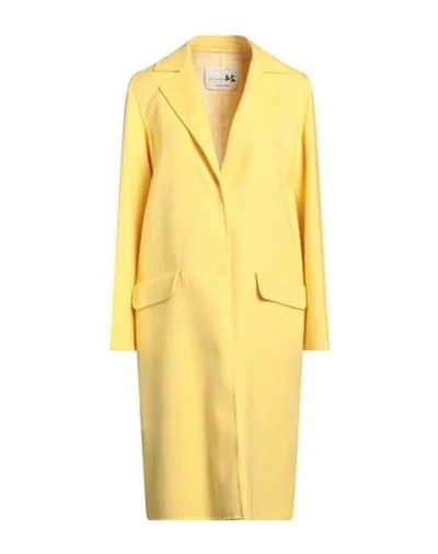 Manzoni 24 Woman Coat Yellow Size 16 Wool