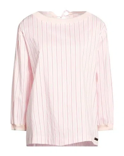 Manzoni 24 Woman Top Light Pink Size 6 Silk, Polyamide, Polyimide