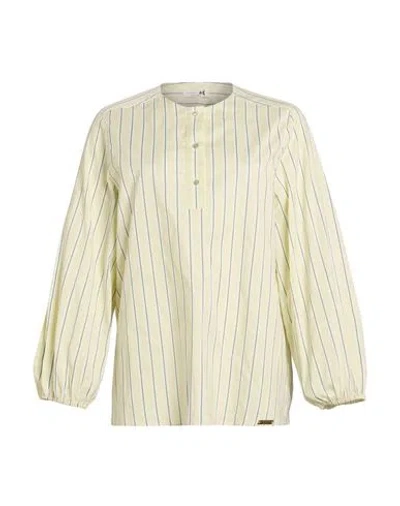 Manzoni 24 Woman Top Pastel Yellow Size 6 Cotton, Silk