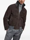 Manzoni 24 Zip Jacket In Brown