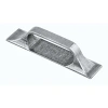 Manzoni Classic Pewter Cabinet Pull With Backplate In Pewter