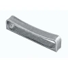 Manzoni Concave Pewter Box Pull In Pewter
