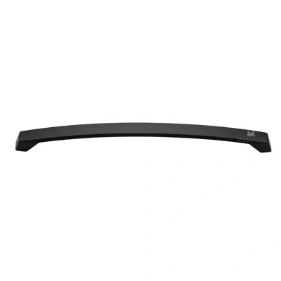 Manzoni Curved 12 5/8" Center To Center Bar Pull In Flat Black