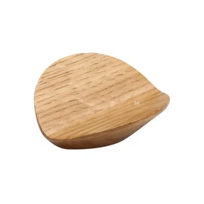 Manzoni Designer Wood Wing Cabinet Knob In Oak