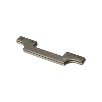 Manzoni Detroit Cabinet Pull In Antiqued Brass
