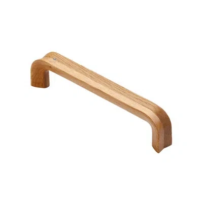 Manzoni Groove Designer Wood 6.3125" Center To Center Bar Pull In Oak