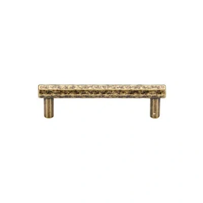 Manzoni Hammered Mystic Cabinet Pull In Vintage Nickel