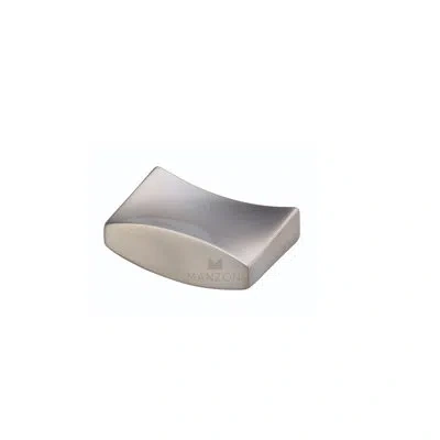 Manzoni Leaf Cabinet Knob In Satin Nickel