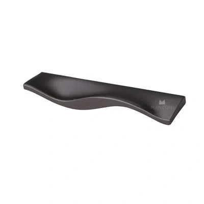Manzoni Wave Cabinet Pull In Flat Black