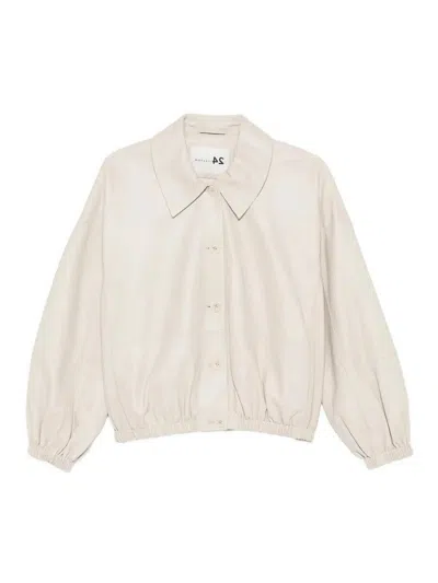 Manzoni24 Nappa Jacket In Multi