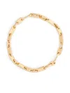 Maor 18k Yellow Gold Monolinka 4mm Diamond Bracelet In Gold