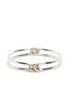 Maor Unity 18kt Gold Bracelet In Silver