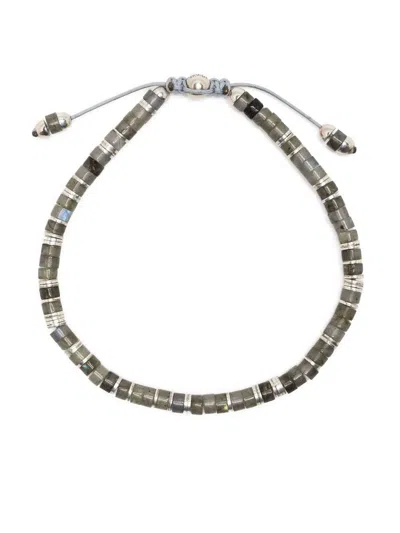 Maor Perlenarmband Mit Zugverschluss In Green