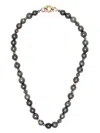 Maor Beaded Pearl Necklace In Black
