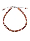 Maor Sterling Silver Tucson Beaded Bracelet In Red