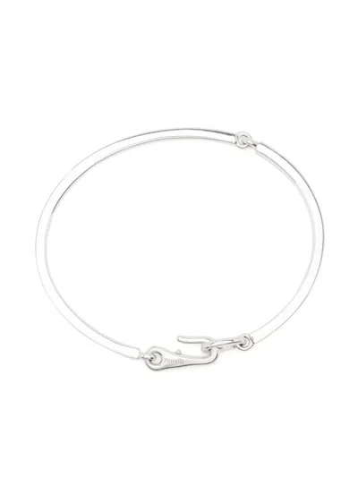 Maor Engraved-logo Bracelet In Metallic