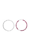 Maor Sterling Silver Neo And Ashantee Bracelet Set In Silver