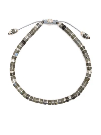 Maor Silver-tone Tucson Beaded Bracelet In Green