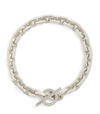 Maor Sterling Silver Cuadro Toggle Bracelet