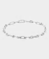 Maor Sterling Silver Pelham Small Link Bracelet In Silver