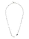 Maor Trio Linka Silver Necklace In Silver