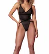 Mapalé After Dot Bodysuit In Black In Black