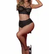 Mapalé Bridgette Two Piece Bra Set In Black