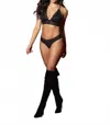 Mapalé Daring 2 Piece Bra Set In Black In Black